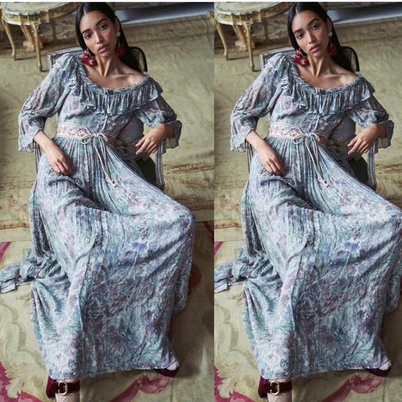 Free People x LoveShackFancy Judah Maxi Dress - Picture 1 of 5